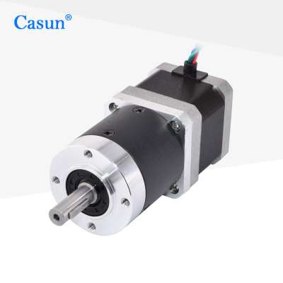 CE ISO Approved planetary gearbox 42BYGH nema 17 stepper motor gear reducer ratio 1/100  42BYGH 17HS Casun