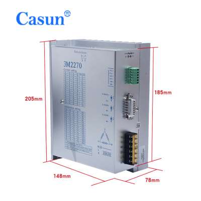 Casun Three-phase stepper driver suitable for 86/110/130 stepper motor 3M2270 3ph AC80-230V 9.8A Matching