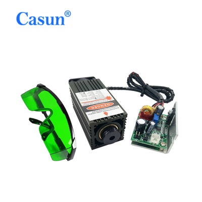 Casun 5500mW 450nm12V High Power TTL Adjustable Blue Laser Module DIY Engraving Machine Accessories 5.5W