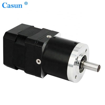 CE Approval High Torque CASUN 1.8 Degree 57mm Nema 23 Planetary Worm Gearbox Stepper Motor With Gear