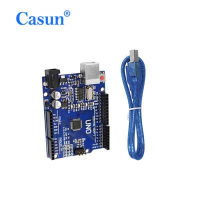 Casun Factory Price arduino uno R3 Module Board ATMega328P Mega16U2 arduino kit with USB for cnc kit Cable