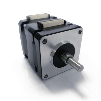 High performance two port coaxial stacked small hybrid stepper motor for robot