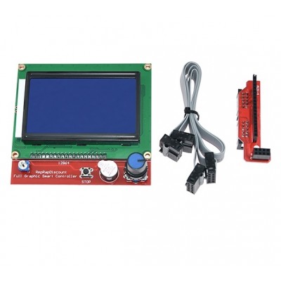 Casun Hot Sale Reprap Ramps 1.4 LCD 12864 Control Panel LCD Module Smart Controller Display for 3D printer