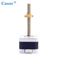 NEMA 17 Threaded Rod Stepping Motor Linear Motor M6 Tr6 Lead Screw Stepper motor For 3D Printer